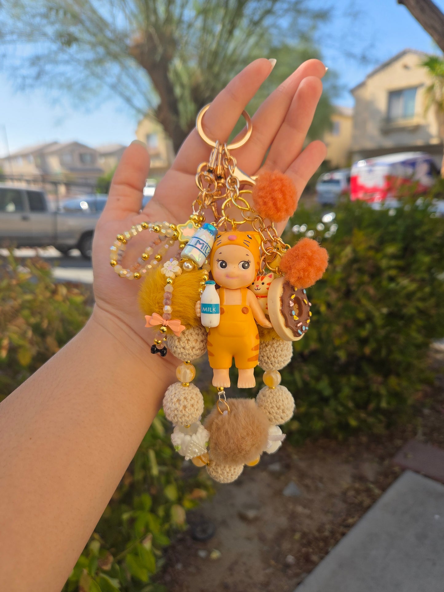 Soni Angel Cat Life Series Keychains