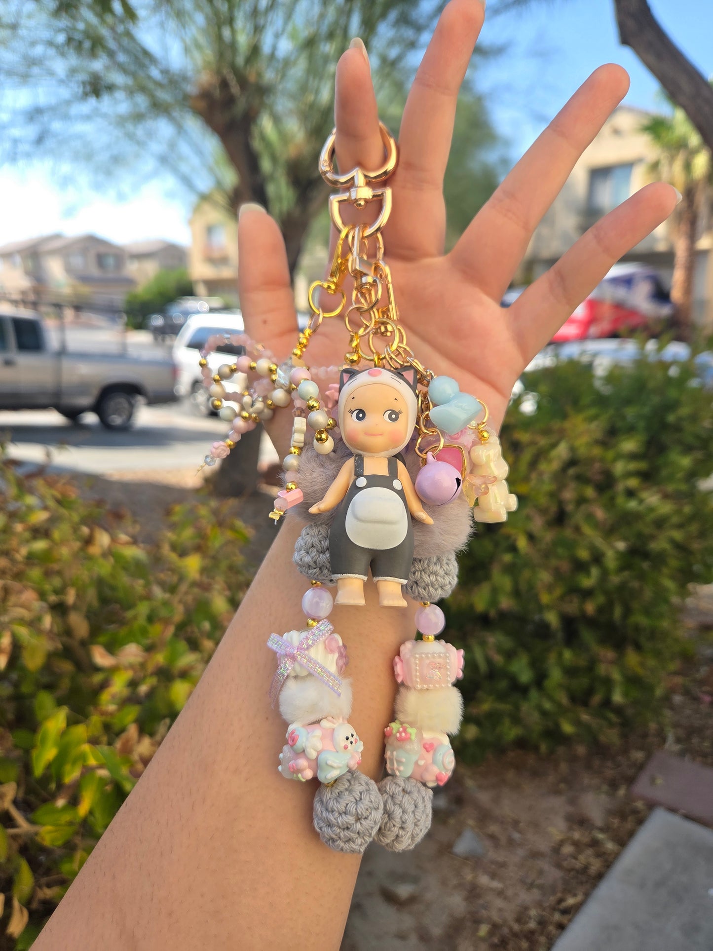 Soni Angel Cat Life Series Keychains