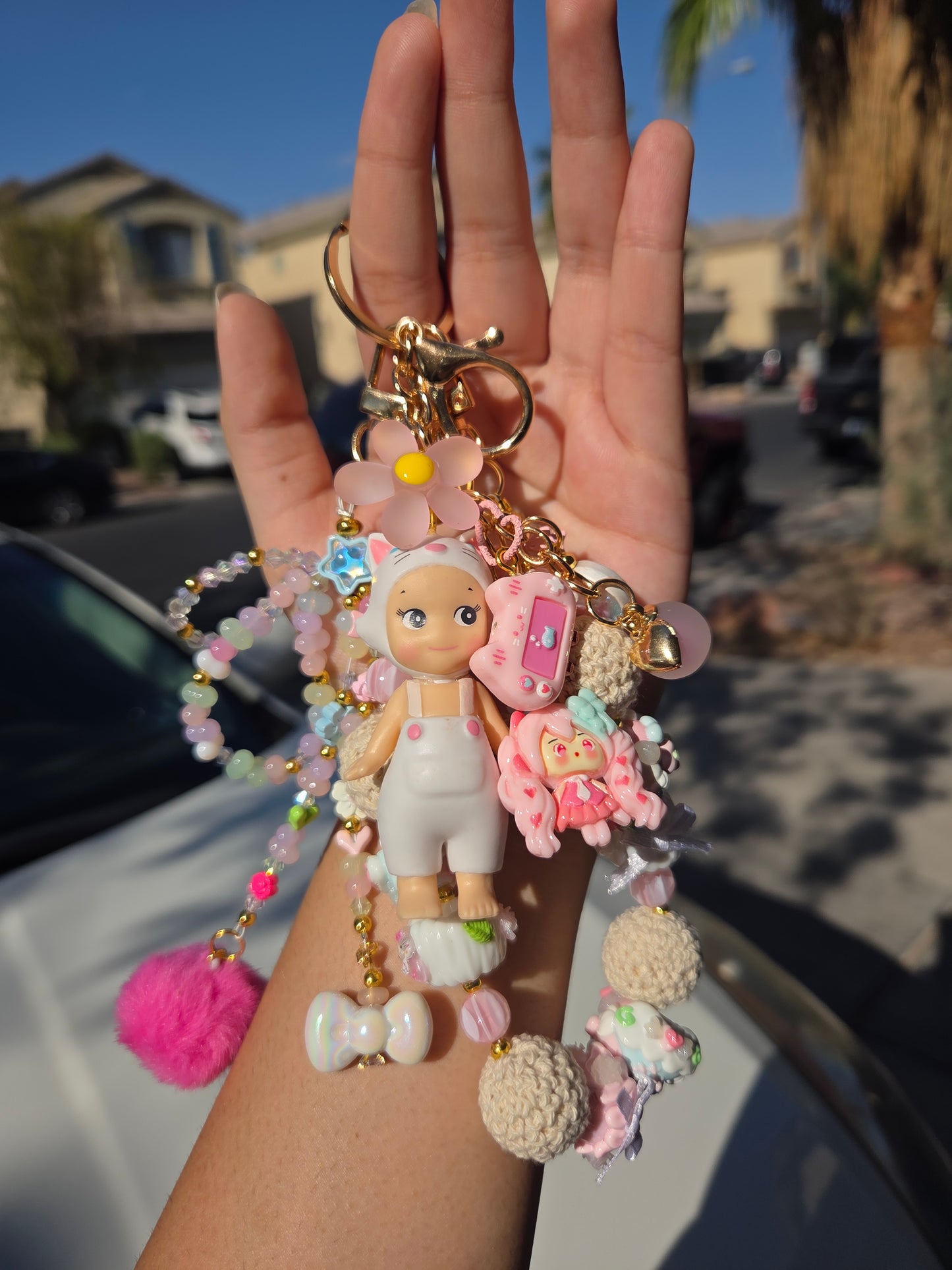 Soni Angel Cat Life Series Keychains