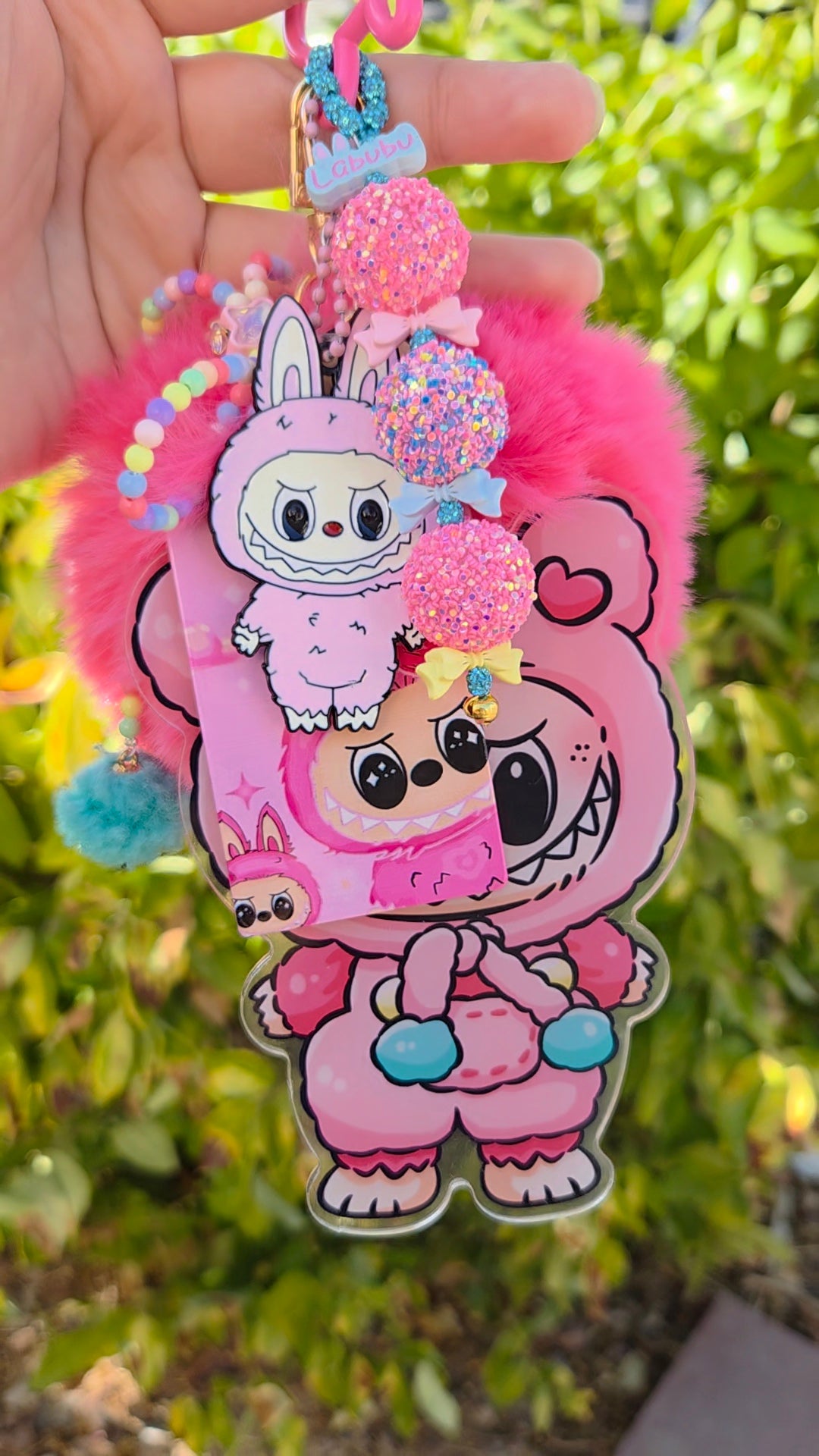 Jumbo Labubu Keychains