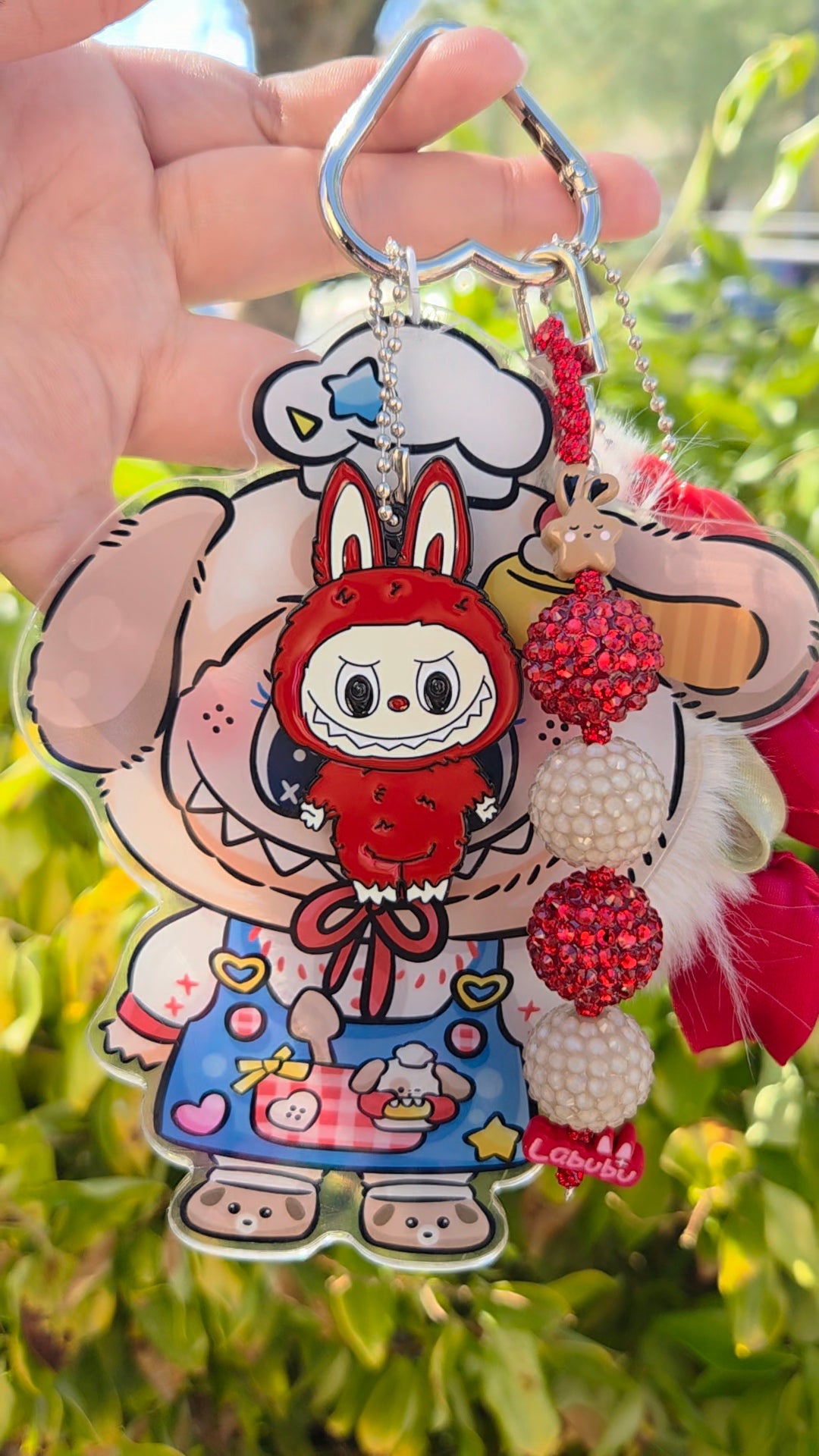 Jumbo Labubu Keychains