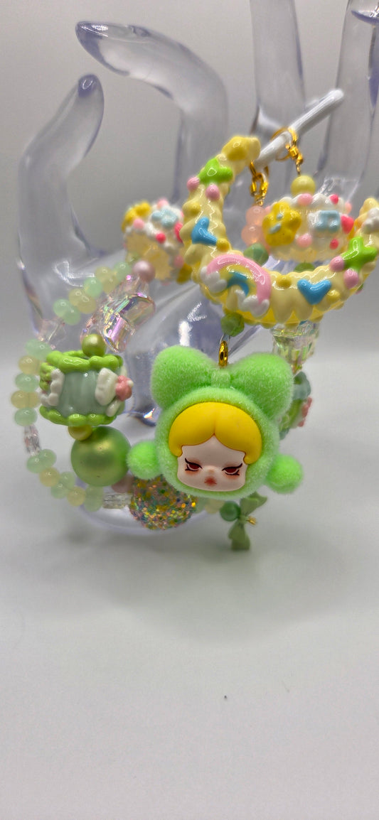 Neon Green flocked SP